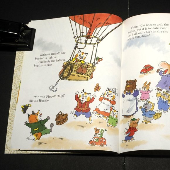 Vintage Little Golden Book Richard Scarry 'Best Balloon Ride Ever!' 1994 - Picture 3 of 11